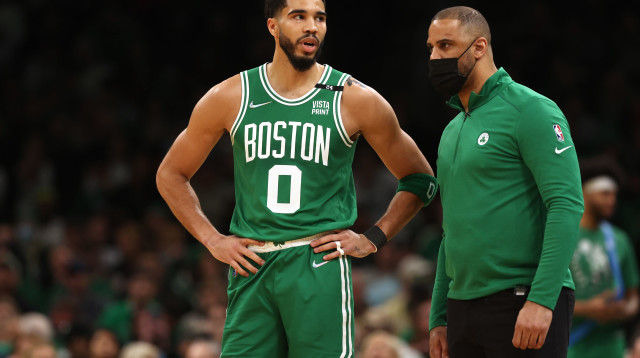 מרוכזים במשימה. טייטום עם איימה יודוקה (צילום: GettyImages, Maddie Meyer)