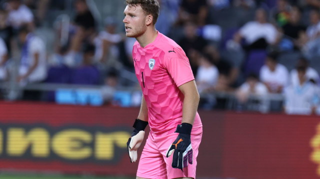 דניאל פרץ שוער נבחרת ישראל (צילום: דני מרון)