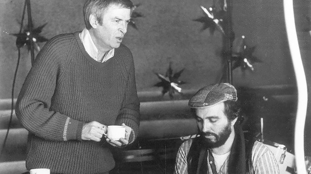 שם טוב לוי ואריק איינשטיין 1984  (צילום: ראובן קסטרו)