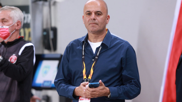 שרון ניסנוב מבעלי הפועל תל אביב (צילום: קובי אליהו)