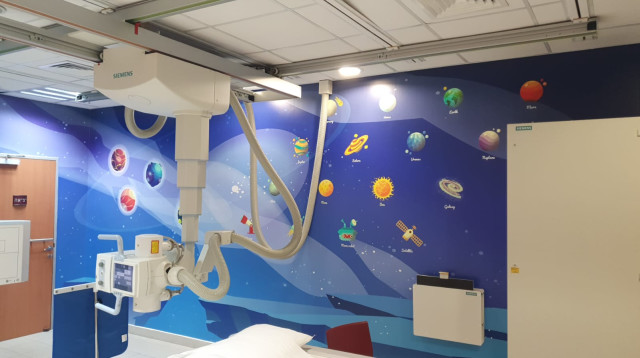 תפאורת החלל במכון הדימות של מכבי (צילום: באדיבות מכבי)