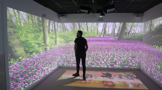 מעבדת הדמיון במכללה האקדמית סכנין (צילום: קמיל שעאר)