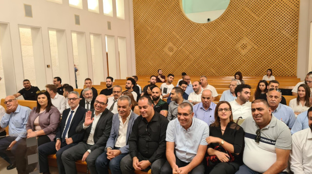 חברי בל"ד בבית המשפט העליון (צילום: תקשורת בל"ד)