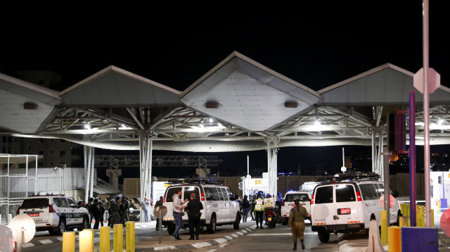 פיגוע הירי במחסום שועפט בירושלים (צילום: פלאש 90)