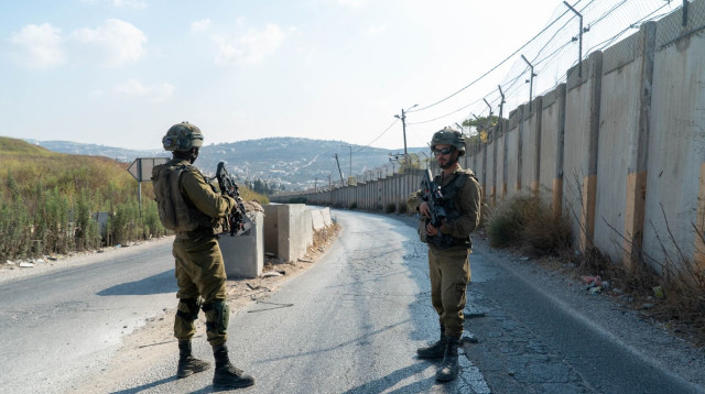 חיילים באזור השומרון (צילום: דובר צה"ל)