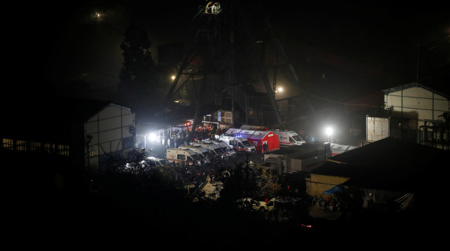 פיצוץ במכרה בטורקיה (צילום: רויטרס)