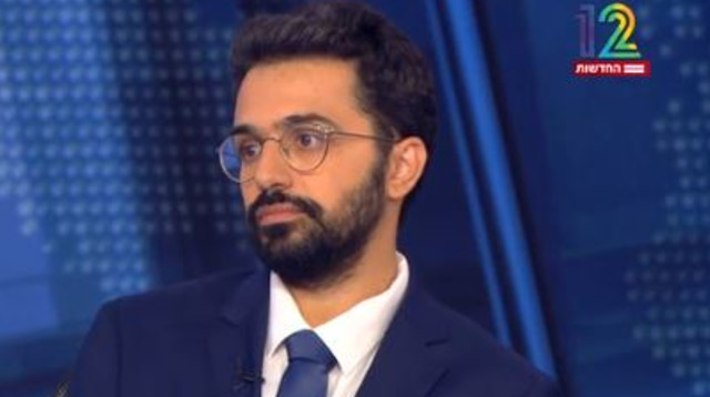 תם אהרון ב"אולפן שישי" (צילום: צילום מסך חדשות 12)