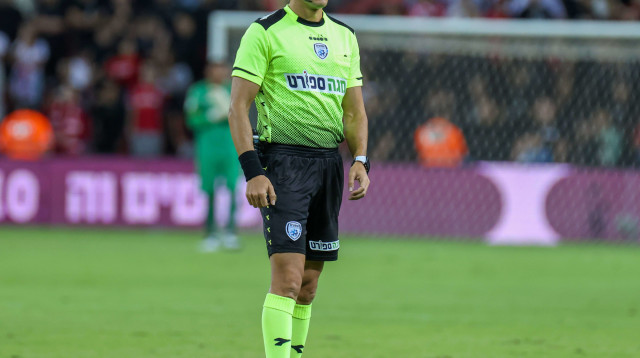 נאאל עודה, שופט כדורגל (צילום: דני מרון)