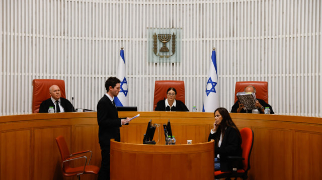 דיון בבג"צ  (צילום: אוליביה פיטוסי, פלאש 90)