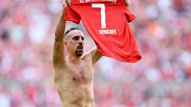 פרנק ריברי שחקן באיירן מינכן (צילום: רויטרס)