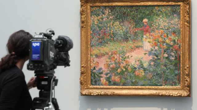 ציור של מונה (צילום: רויטרס)