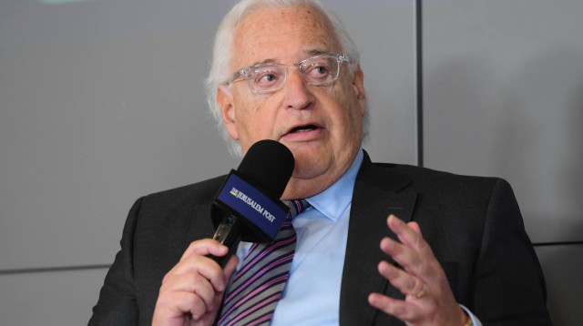 דיוויד פרידמן בפסגת המנהיגים של מעריב (צילום: אבשלום ששוני)