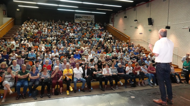 מכללת הגמלאים בגבעתיים. "נקווה לשנה רצופה בהרצאות" (צילום: איציק רובין)