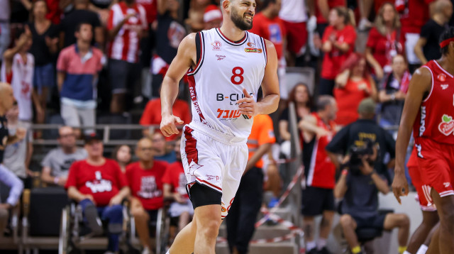 הכריע את המפגש בבלגיה. שמחון (צילום: מאור אלקסלסי)