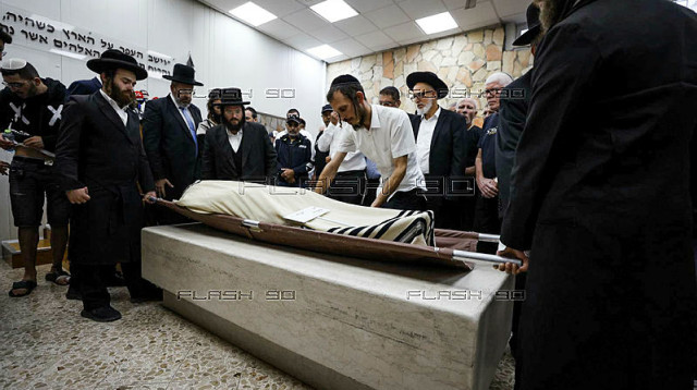 הלוויתו של רונן חנניה ז"ל (צילום: אוליביה פיטוסי, פלאש 90)