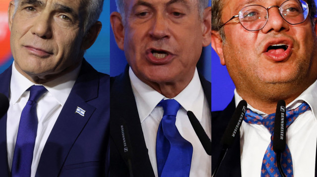 איתמר בן גביר, בנימין נתניהו, יאיר לפיד (צילום: REUTERS/Nir Elias,REUTERS/Corinna Kern,REUTERS/Ronen Zvulun,REUTERS/ Nir Elias)