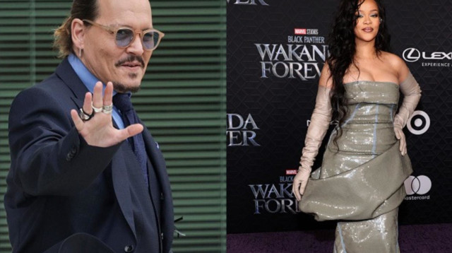 ריהאנה , ג'וני דפ (צילום: Amy Sussman Getty Images,Kevin Dietsch gettyimages)