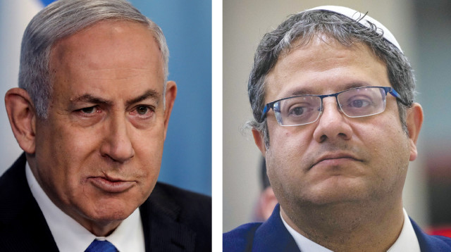 בן גביר ונתניהו (צילום: רויטרס,יונתן זינדל, פלאש 90)