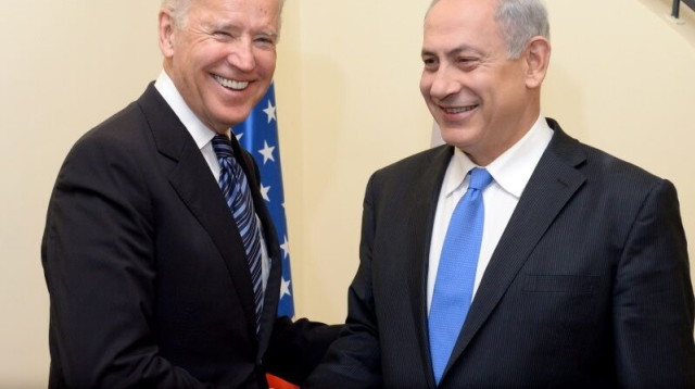 ג'ו ביידן ובנימין נתניהו (צילום: לע"מ)