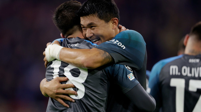 קים מין-ג'ה שחקן נאפולי (צילום: GettyImages, Chris Ricco)