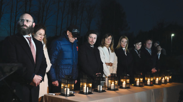 הכנס באושוויץ (צילום: יואב דוקביץ')