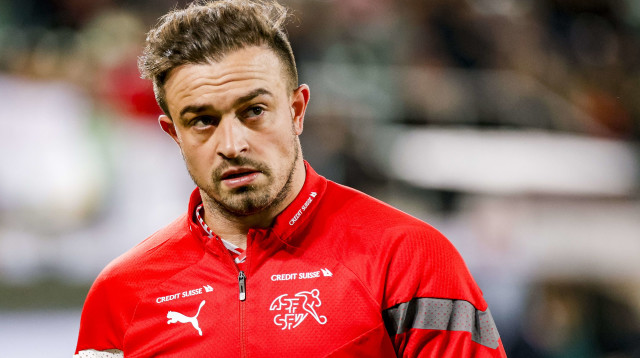 שחקן נבחרת שוויץ, ג'רדאן שאקירי (צילום: GettyImages, Soccrates Images)