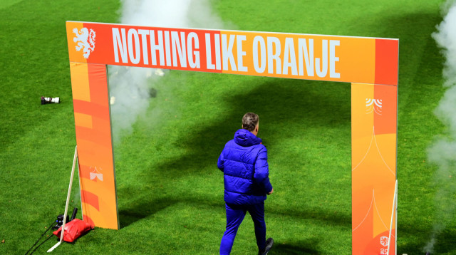 מאמן נבחרת הולנד לואי ואן חאל (צילום: GettyImages, Olaf Kraak / ANP / AFP)