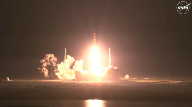 שיגור ארטמיס 1 (צילום: נאס"א)