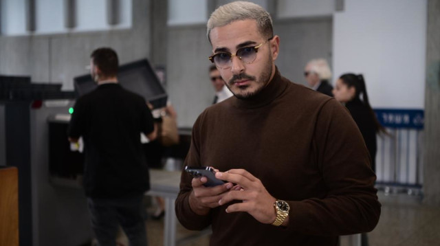 סיימון לבייב בבית משפט השלום בתל אביב (צילום: אבשלום ששוני)