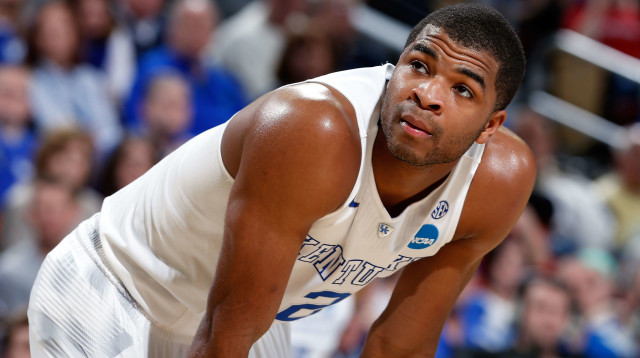 ארון האריסון, שחקן מכללת קנטאקי לשעבר (צילום: GettyImages, Joe Robbins)