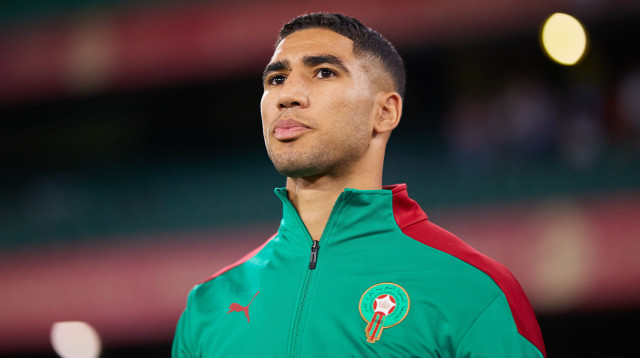 שחקן נבחרת מרוקו, אשרף חכימי (צילום: GettyImages, Fran Santiago)