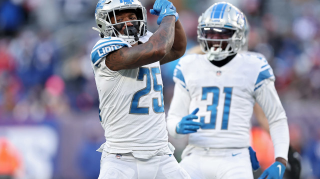 עבד להם טוב. הליונס חוגגים במדולנדס (צילום: GettyImages, Dustin Satloff)