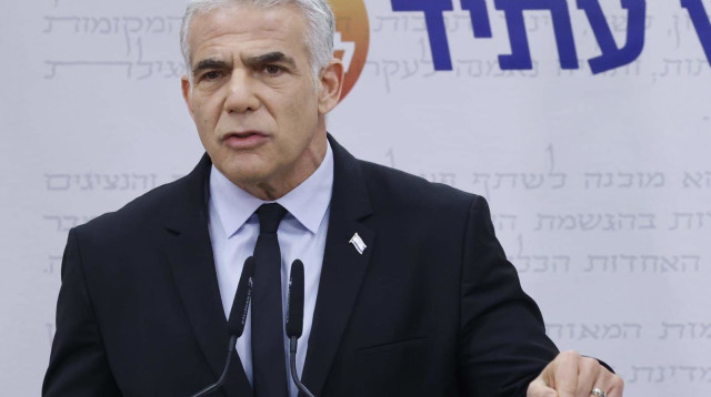 יו"ר יש עתיד יאיר לפיד (צילום: מרק ישראל סלם)