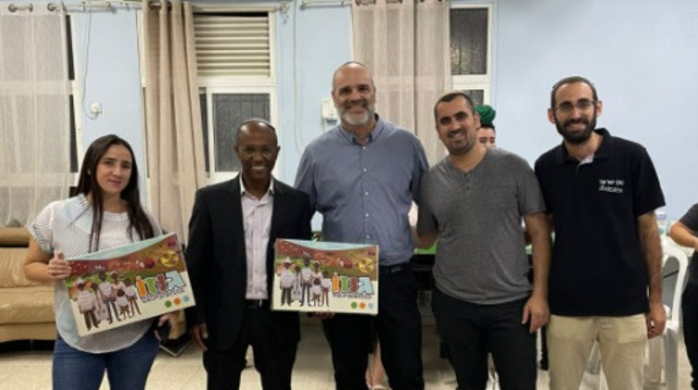 ח"כ סולמון בקריית גת (צילום: OU)