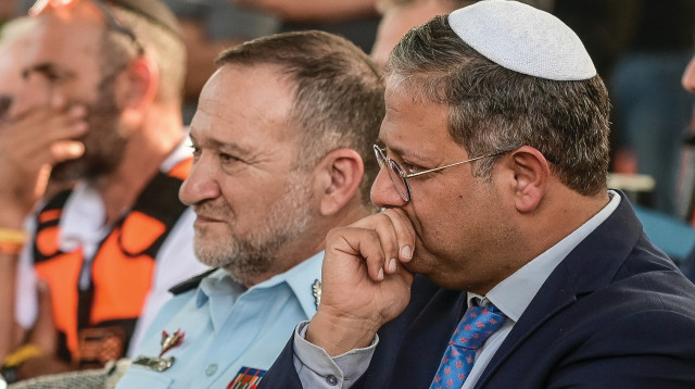 בן גביר, קובי שבתאי (צילום: אבשלום ששוני)