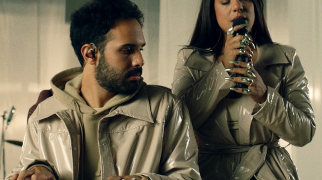 אקו ותומר כץ, מתוך לייב-סשם פסקול "המפקדת" (צילום: באדיבות כאן 11)