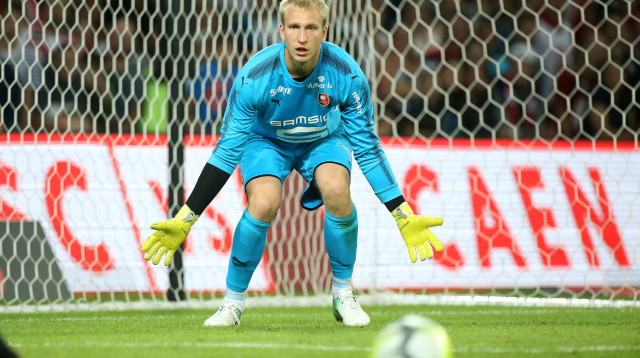 השוער הליטאי אדווינאס גרטמונאס ב-2017 (צילום: GettyImages, Jean Catuffe)