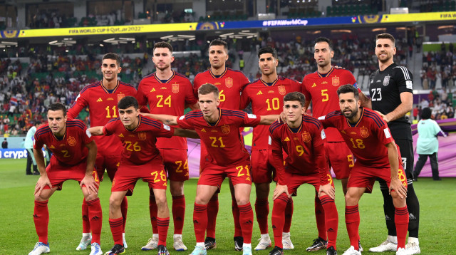 נבחרת ספרד (צילום: GettyImages, Stu Forster)