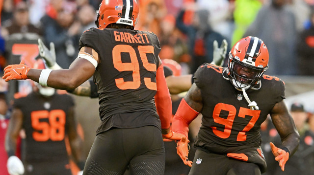 ניצחון רביעי בסך הכול העונה. הבראונס חוגגים (צילום: GettyImages, Nick Cammett)