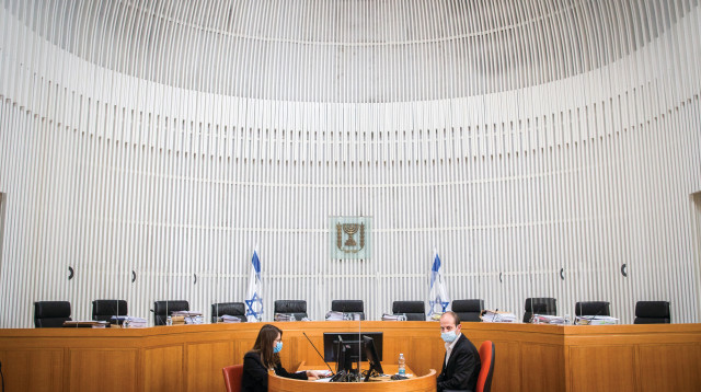 אולם בית משפט (צילום: אורן בן חקון, פלאש 90)