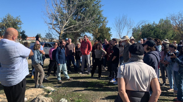 סיור סולידריות בחברון (צילום: קובי וולף)