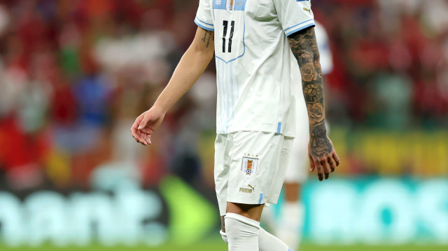 דרווין נונייס, שחקן נבחרת אורוגוואי (צילום: GettyImages, Lars Baron)