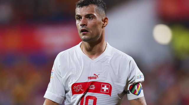 גרניט ג'אקה, שחקן נבחרת שוויץ (צילום: GettyImages, Eric Alonso)