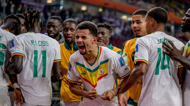 שחקן נבחרת סנגל, אילימן אנדיאיי (צילום: GettyImages, Marvin Ibo Guengoer - GES Sportfoto)