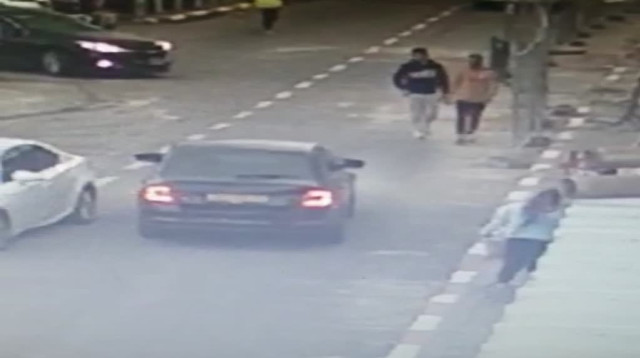 תיעוד הדקירה (צילום: דוברות המשטרה)