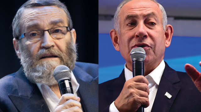 בנימין נתניהו, משה גפני (צילום: תומר ניוברג, פלאש 90,יונתן זינדל פלאש 90)