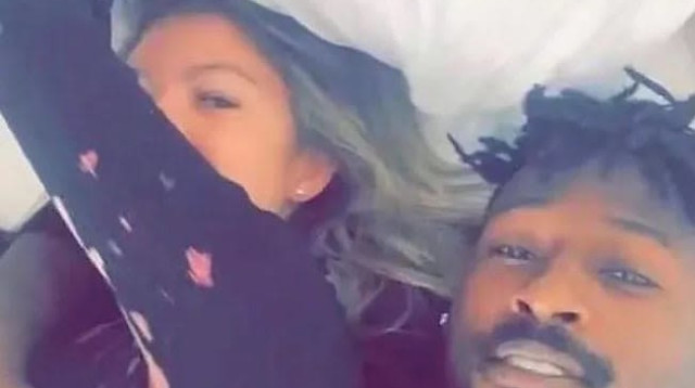 מה פשר התמונה? בראון וג'יזל (צילום: אתר רשמי, הסנאפצ'ט של אנטוניו בראון)