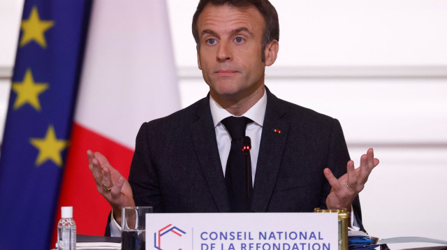 עמנואל מקרון (צילום: REUTERS/Gonzalo Fuentes/Pool)