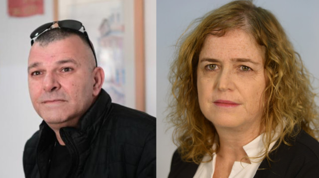 ליאת בן ארי, רמי בן יהודה (צילום: אבשלום ששוני,דוברות משרד המשפטים)