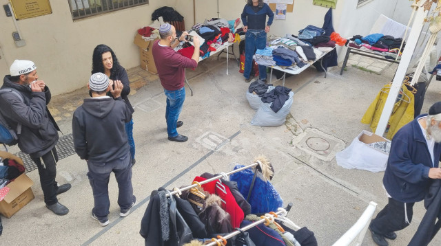 יריד הביגוד לדרי רחוב בירושלים  (צילום: רשל אברמוב)